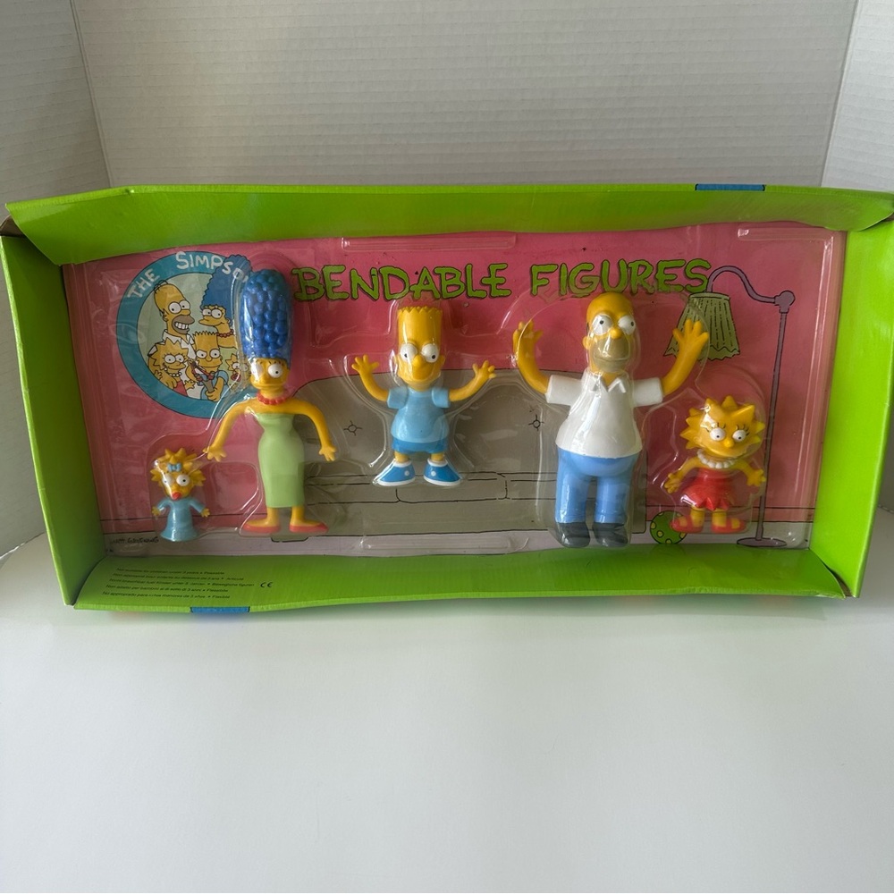 Simpsons Bendable Figures Set - Multicolor